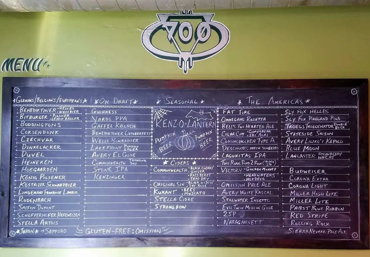 Beer Selection