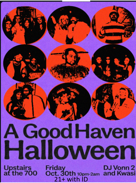 ‘A Good Haven Halloween’ by Good Haven Collective 21+ with ID